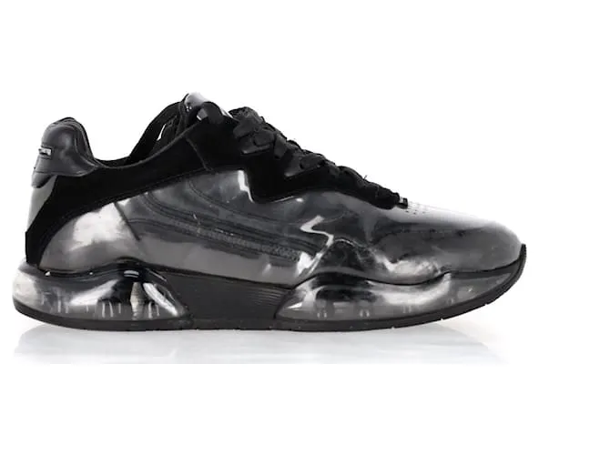 Alexander Wang Zapatillas AWNYC Stadium en PVC y ante negro 