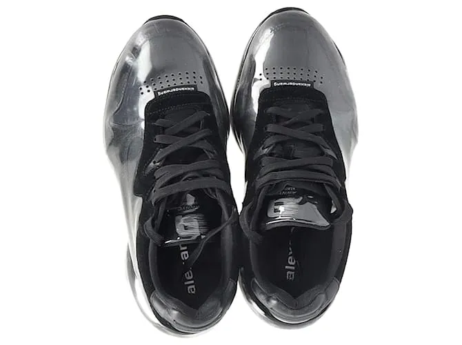 Alexander Wang Zapatillas AWNYC Stadium en PVC y ante negro 