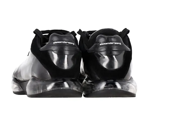 Alexander Wang Zapatillas AWNYC Stadium en PVC y ante negro 