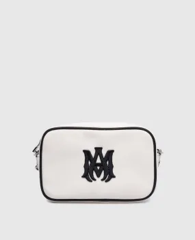 AMIRI White MA CANVAS bag with logo emblem embroidery