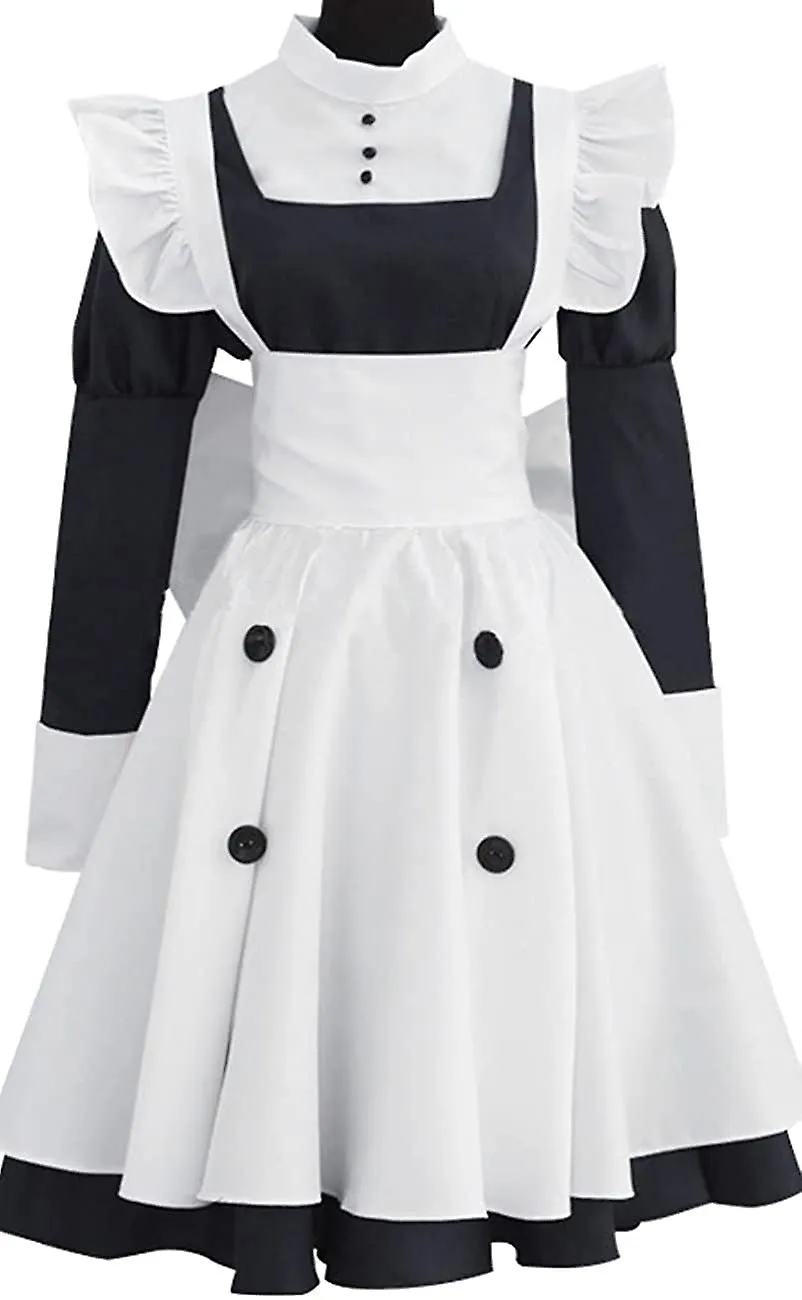 Anime Black Butler Cosplay Costumes Mey Rin Cos Uniforms Suits Clothes Sets Outfits Maid Apron Dresses