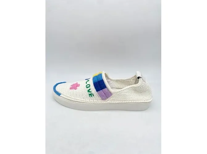 Autre Marque NO FIRMA / Zapatillas sin firmar T.UE 40 paño Blanco 