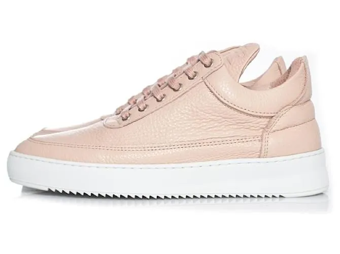 Autre Marque piezas de relleno, zapatillas altas de cuero rosa 