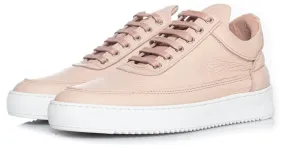 Autre Marque piezas de relleno, zapatillas altas de cuero rosa 