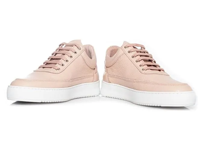 Autre Marque piezas de relleno, zapatillas altas de cuero rosa 