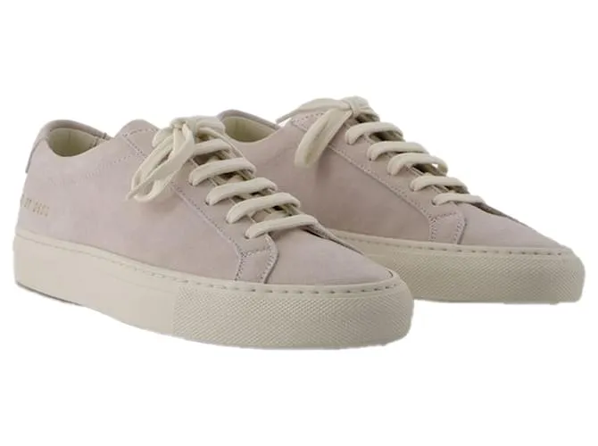 Autre Marque Zapatillas Aquiles Contraste - COMMON PROJECTS - Piel - Beige Castaño 