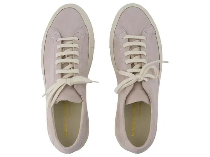 Autre Marque Zapatillas Aquiles Contraste - COMMON PROJECTS - Piel - Beige Castaño 