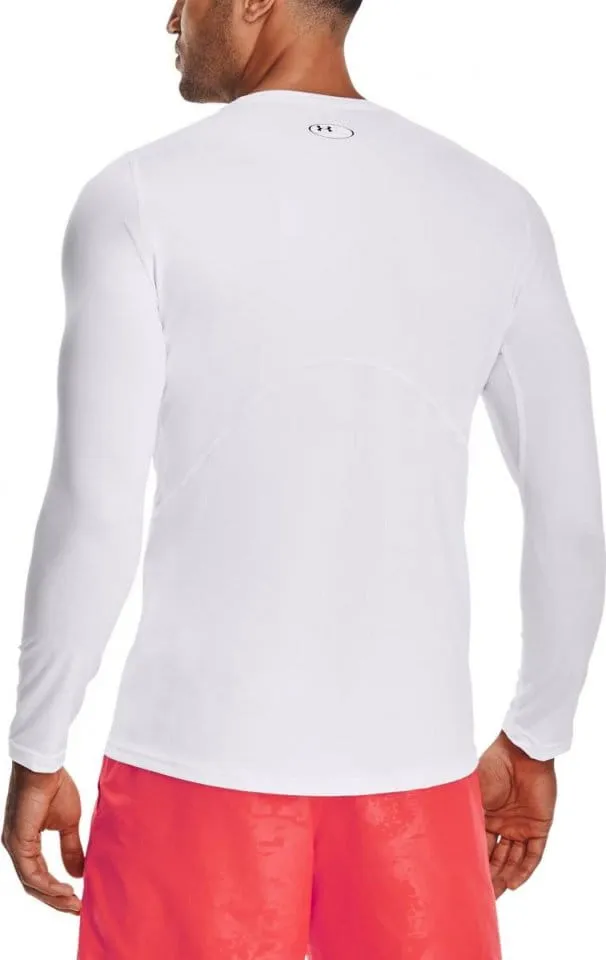 Camiseta de manga larga Under UA HG Armour Fitted LS-WHT