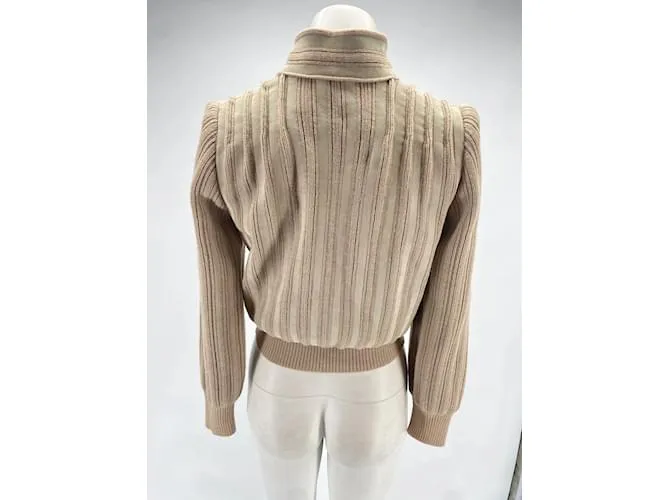 Camiseta de punto LOEWE.fr 42 Lana Beige 