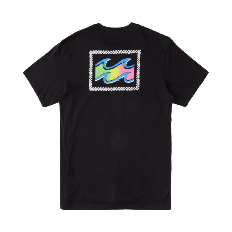  Camisetas manga corta Billabong Crayon Wave M Tees Blk