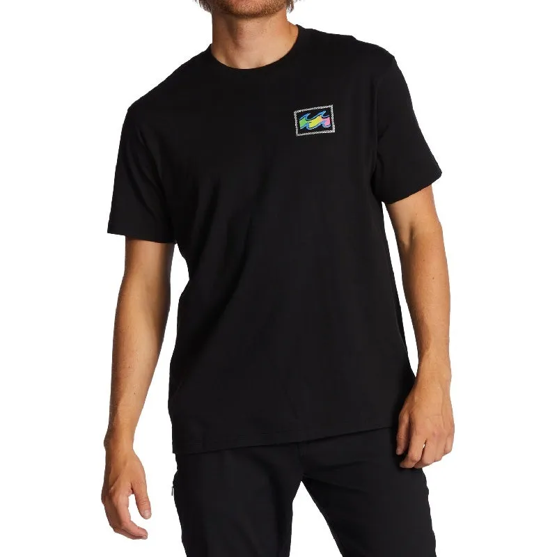  Camisetas manga corta Billabong Crayon Wave M Tees Blk