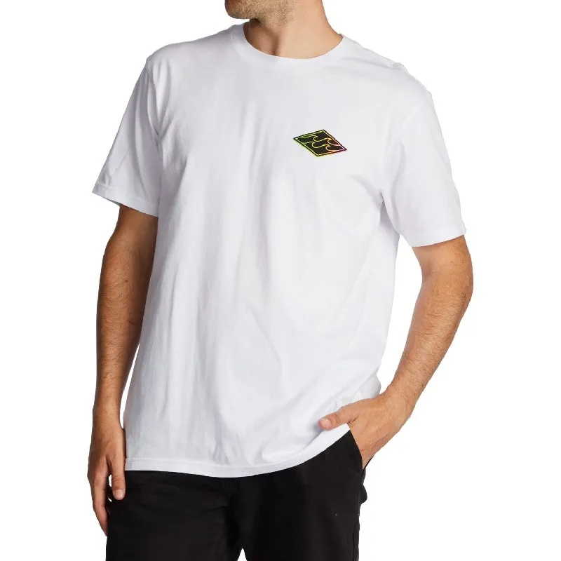  Camisetas manga corta Billabong Crayon Wave M Tees Wht