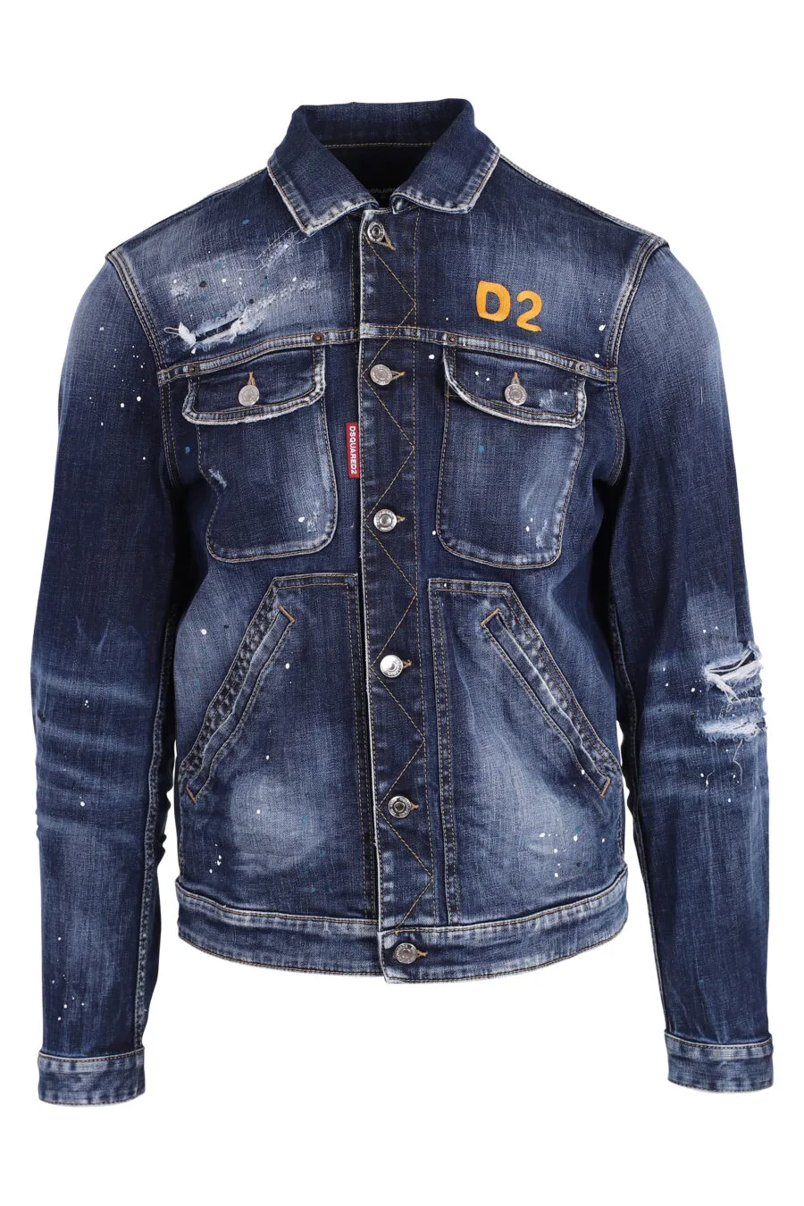 Chaqueta de denim azul 