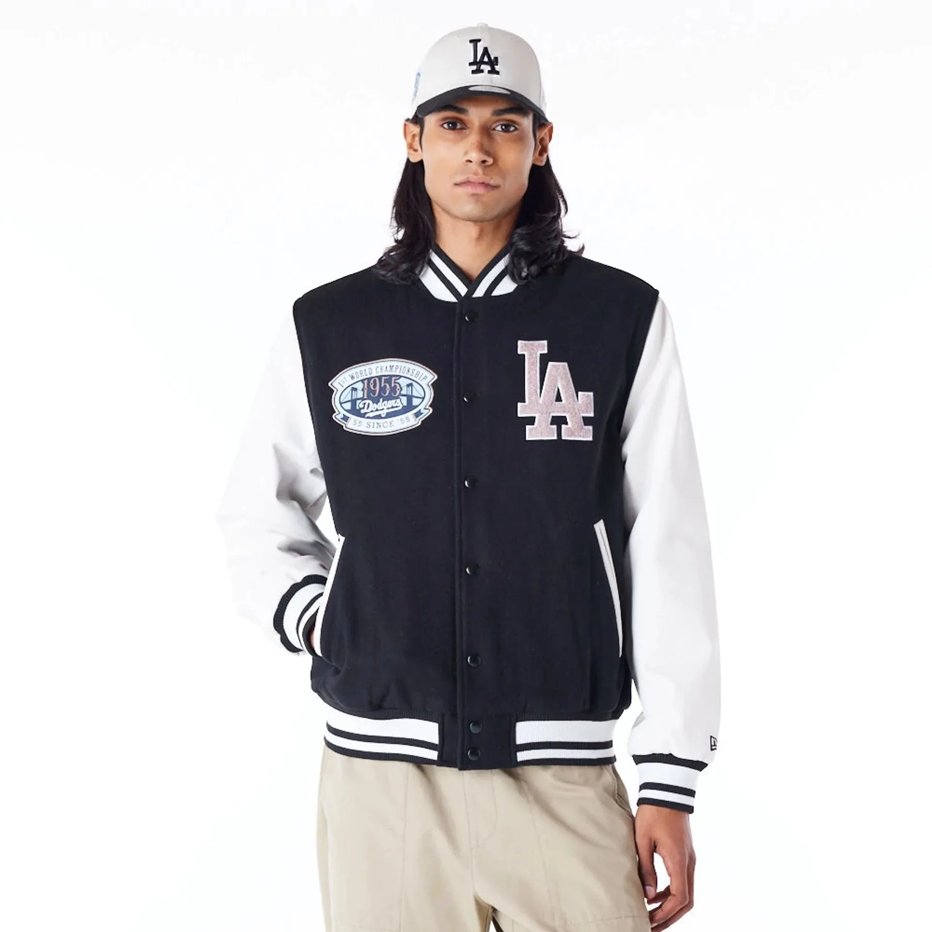 Chaqueta Varsity LA Dodgers MLB Patch