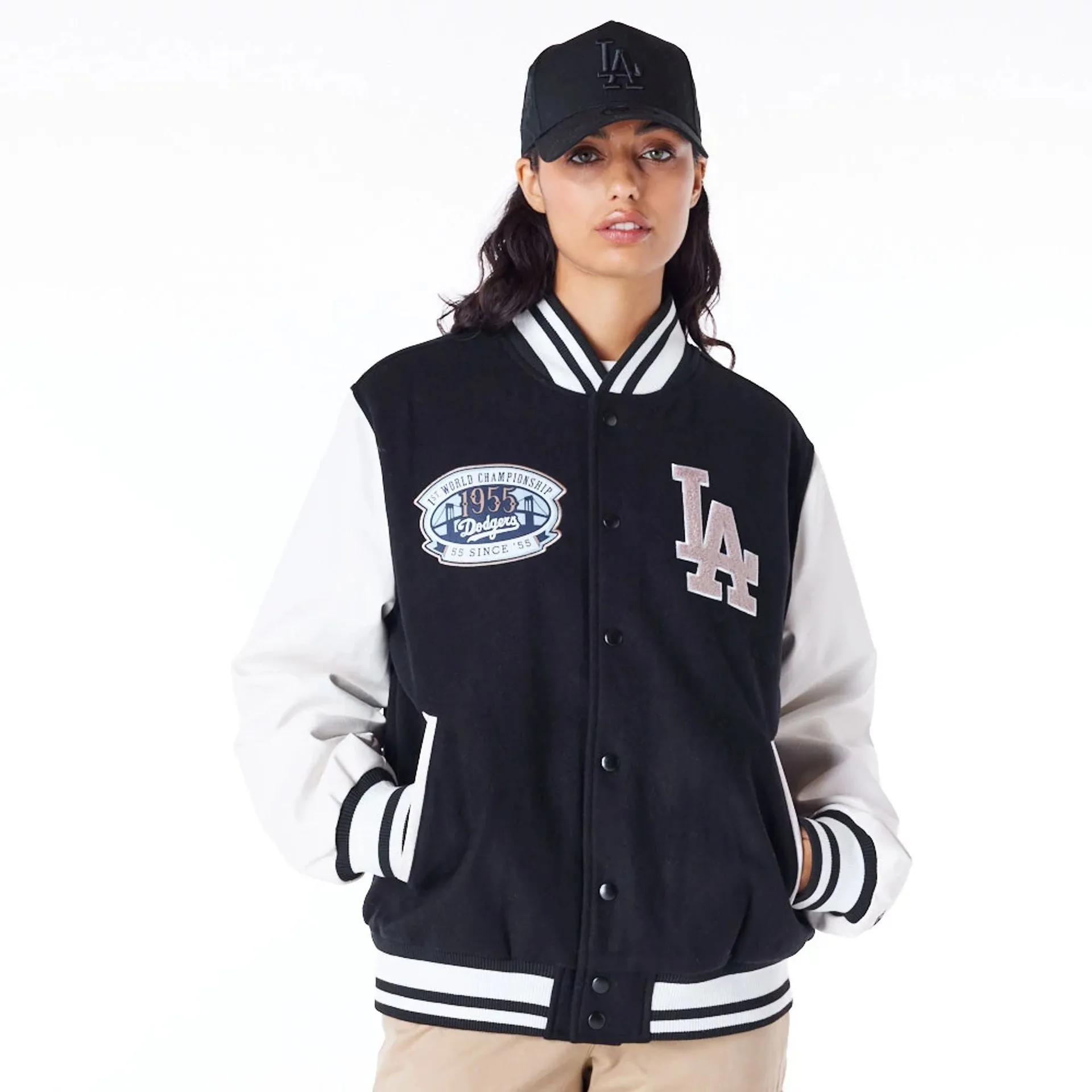 Chaqueta Varsity LA Dodgers MLB Patch