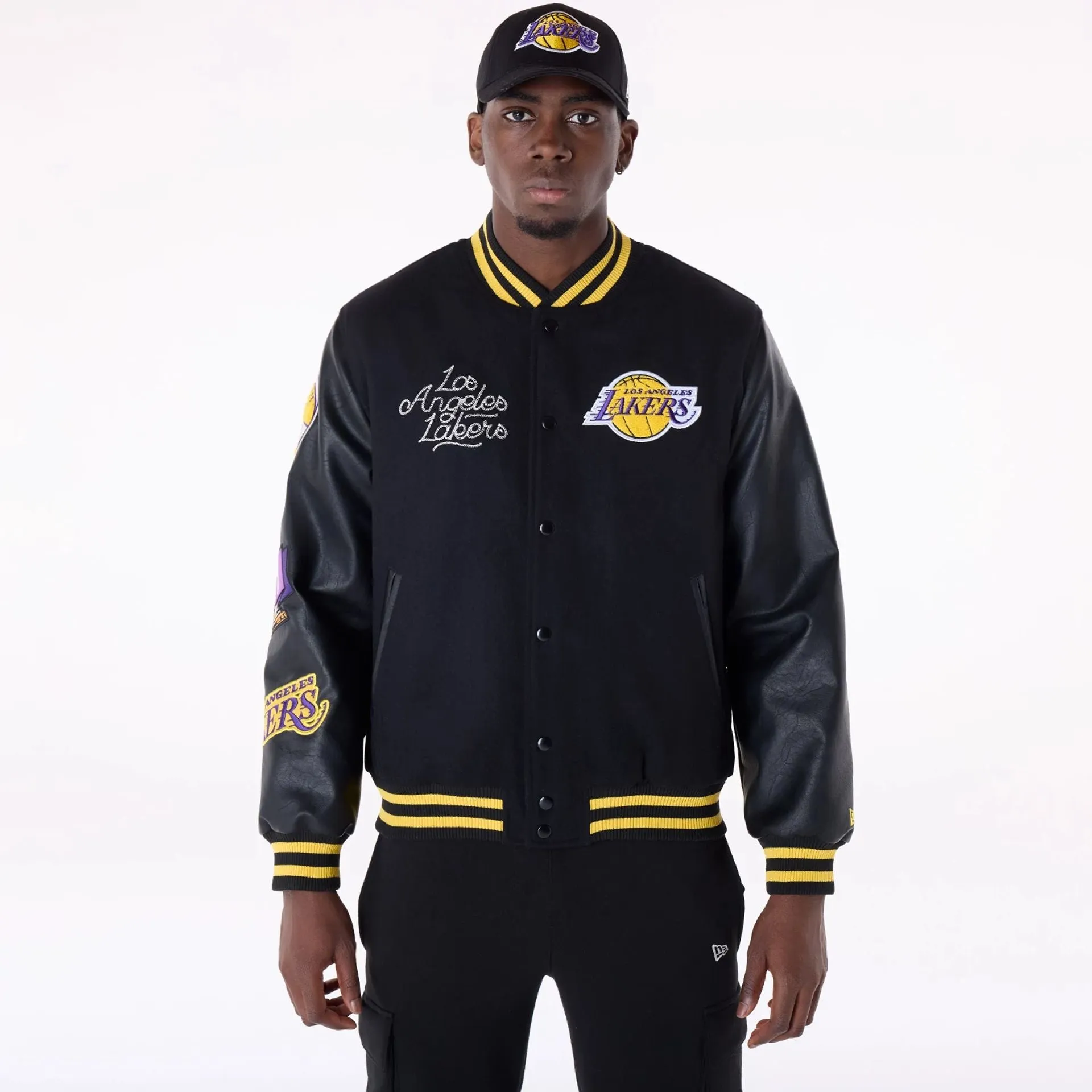 Chaqueta VarsityLA Lakers NBA Patch