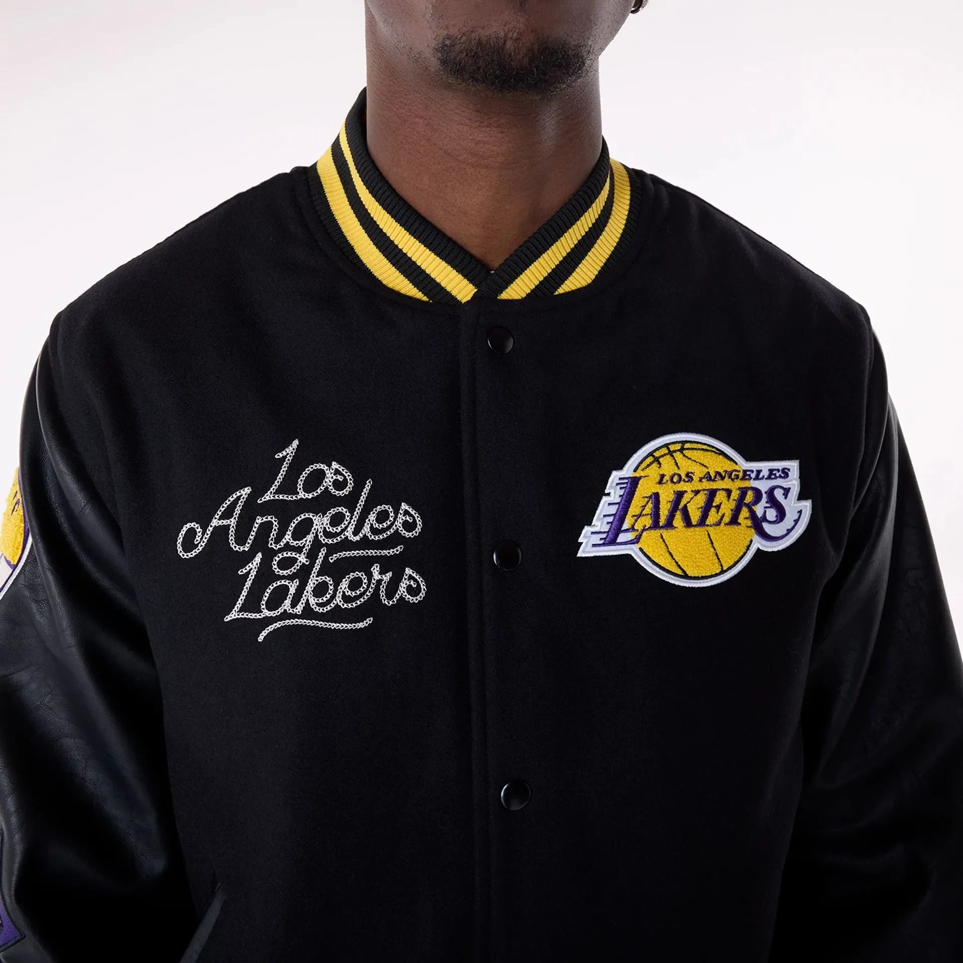 Chaqueta VarsityLA Lakers NBA Patch