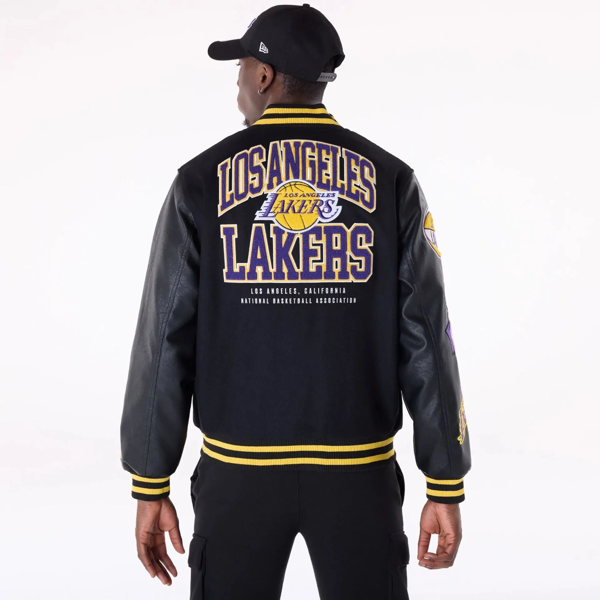 Chaqueta VarsityLA Lakers NBA Patch