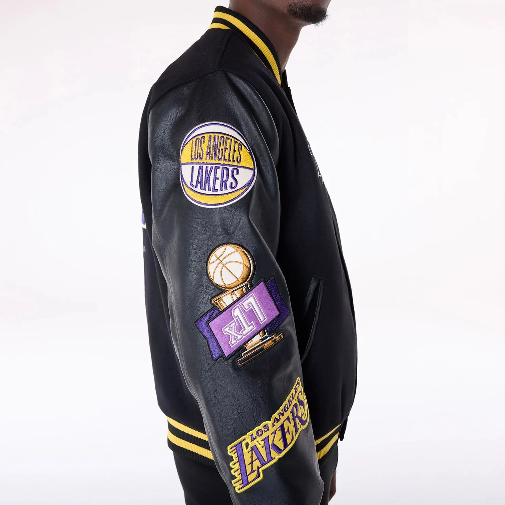 Chaqueta VarsityLA Lakers NBA Patch