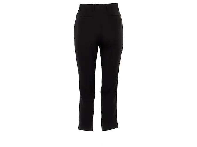 Céline Pantalon recortado Negro 