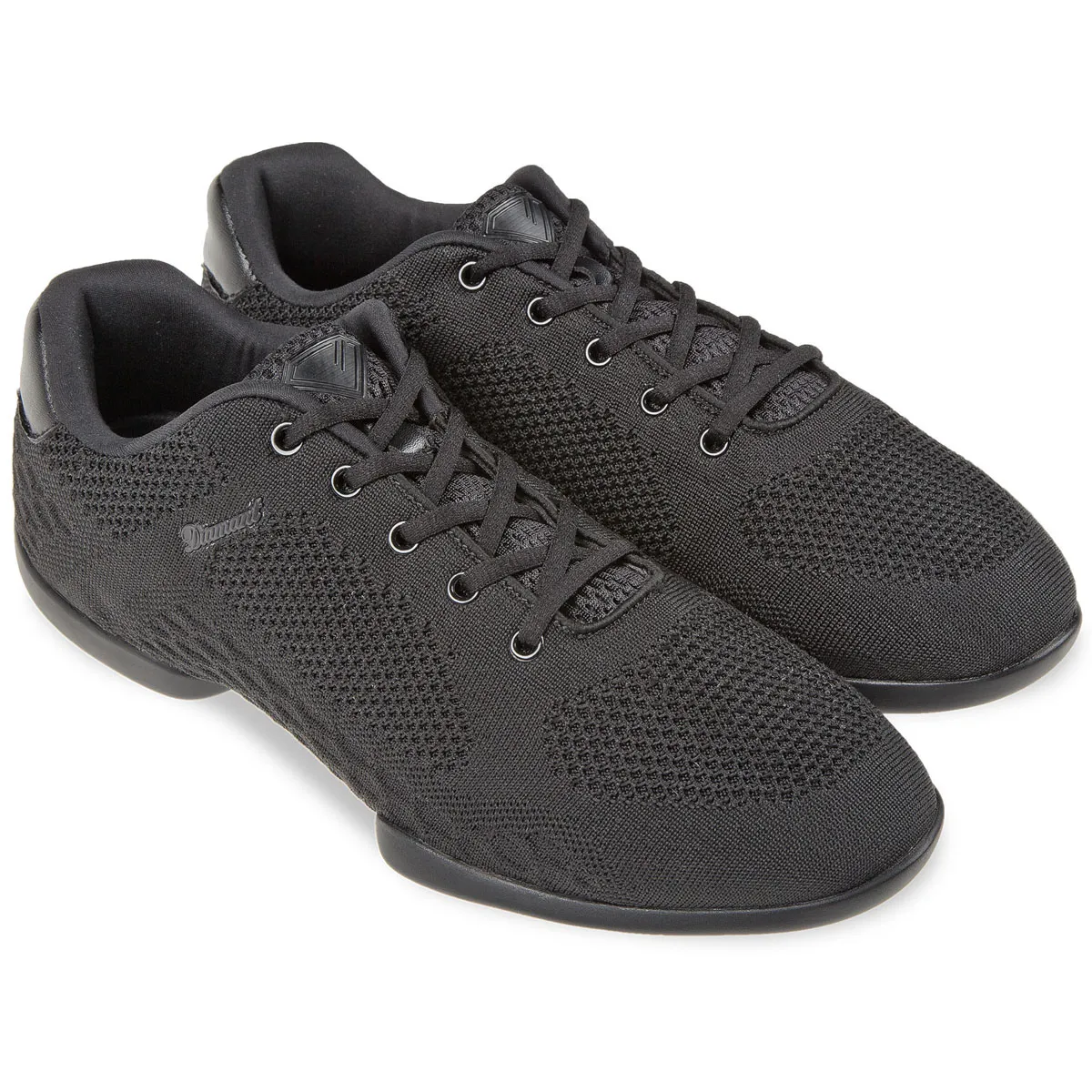 Diamant Unisex Split-Sole Dance Sneakers TUNE Black