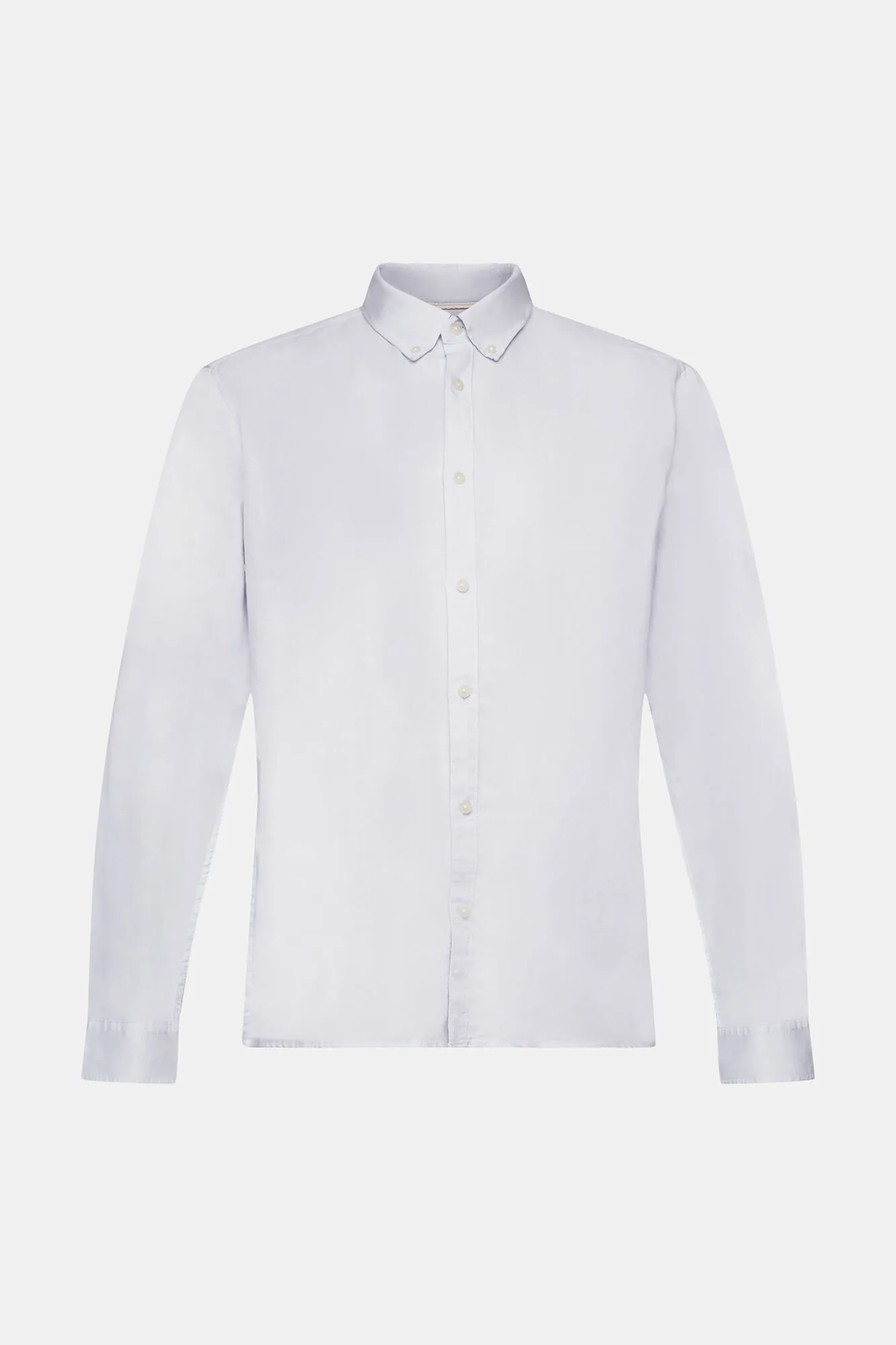 Esprit Camisa básica regular fit con lino