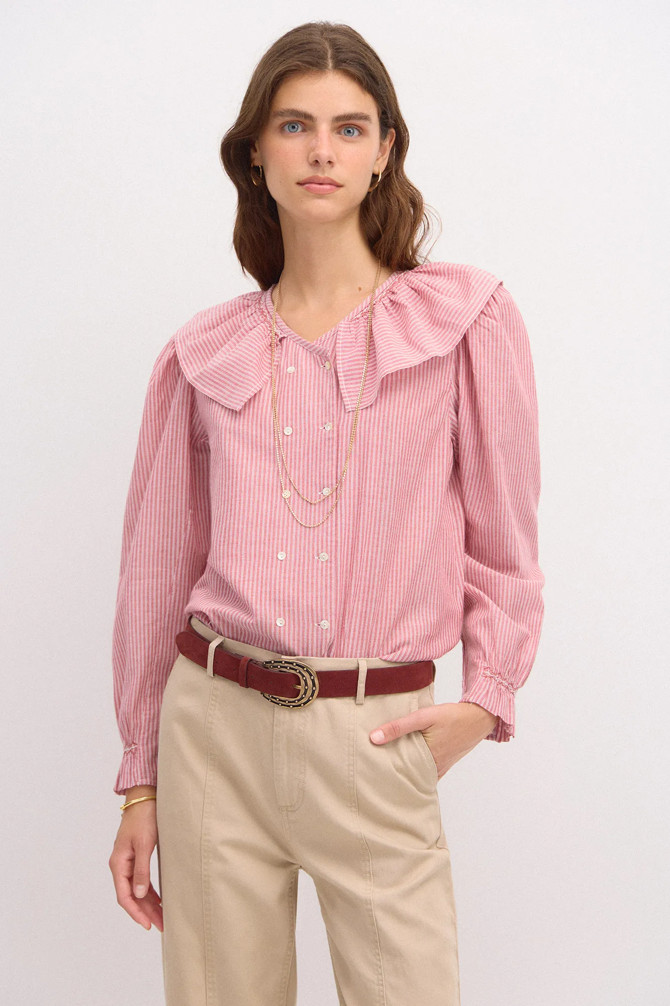 Hoss Intropia Raquel. Camisa cuello.