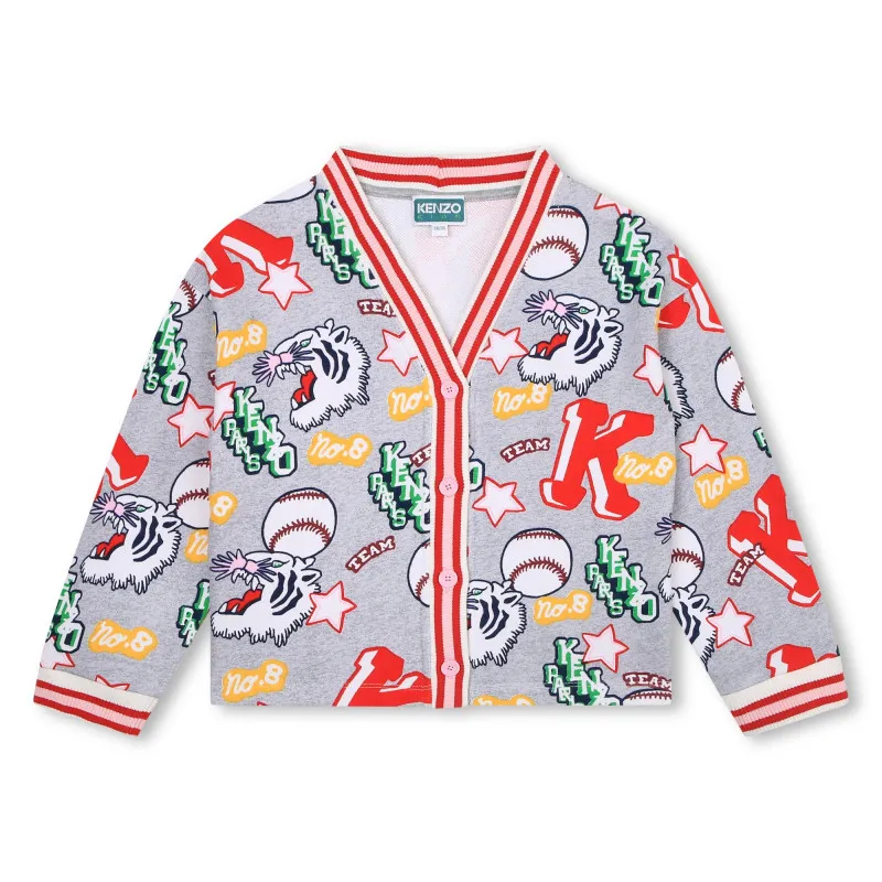 KENZO KIDS Chaqueta de muletón estampada