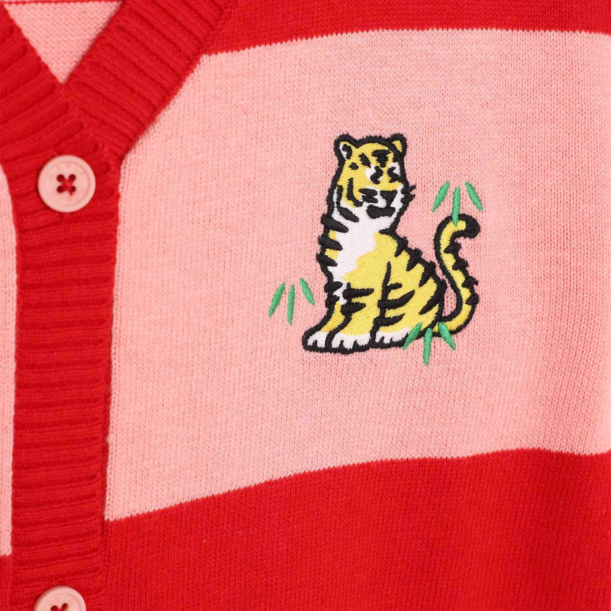 KENZO KIDS Chaqueta de punto bordada