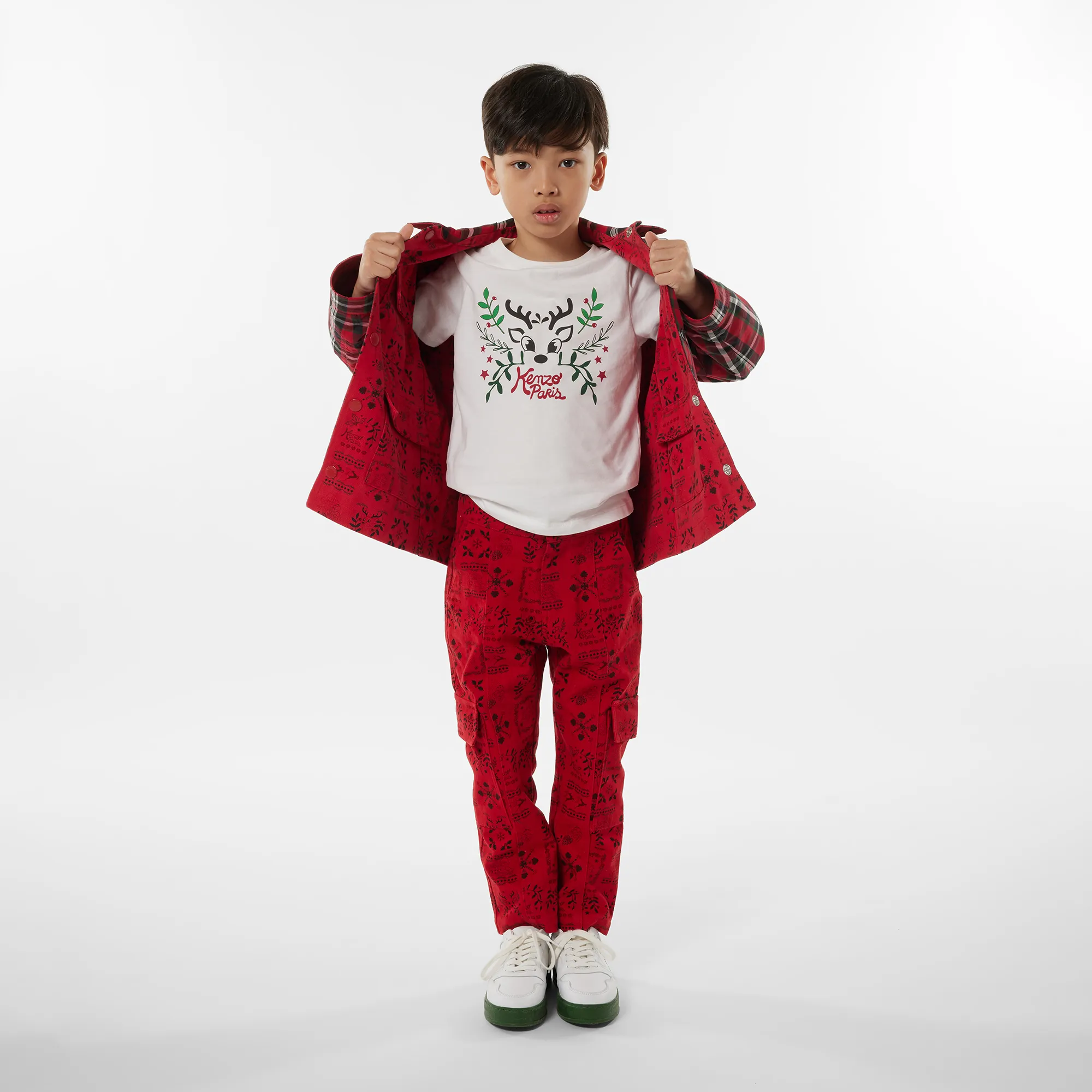 KENZO KIDS Chaqueta reversible de algodón