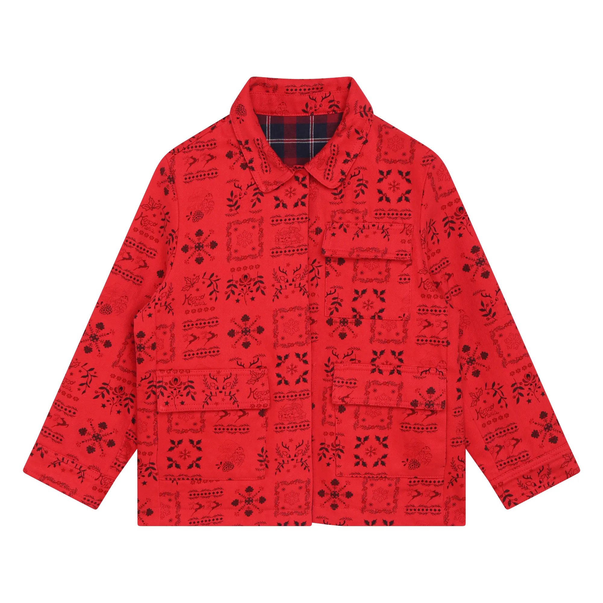 KENZO KIDS Chaqueta reversible de algodón