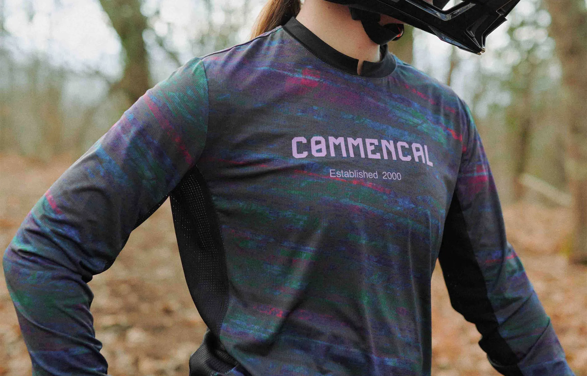 MAILLOT COMMENCAL LIGHTECH MANGA LARGA WOMEN AURORA