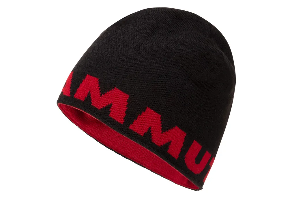 MAMMUT Logo Beanie Black