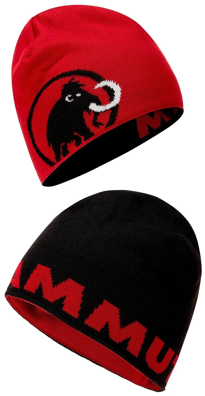 MAMMUT Logo Beanie Black