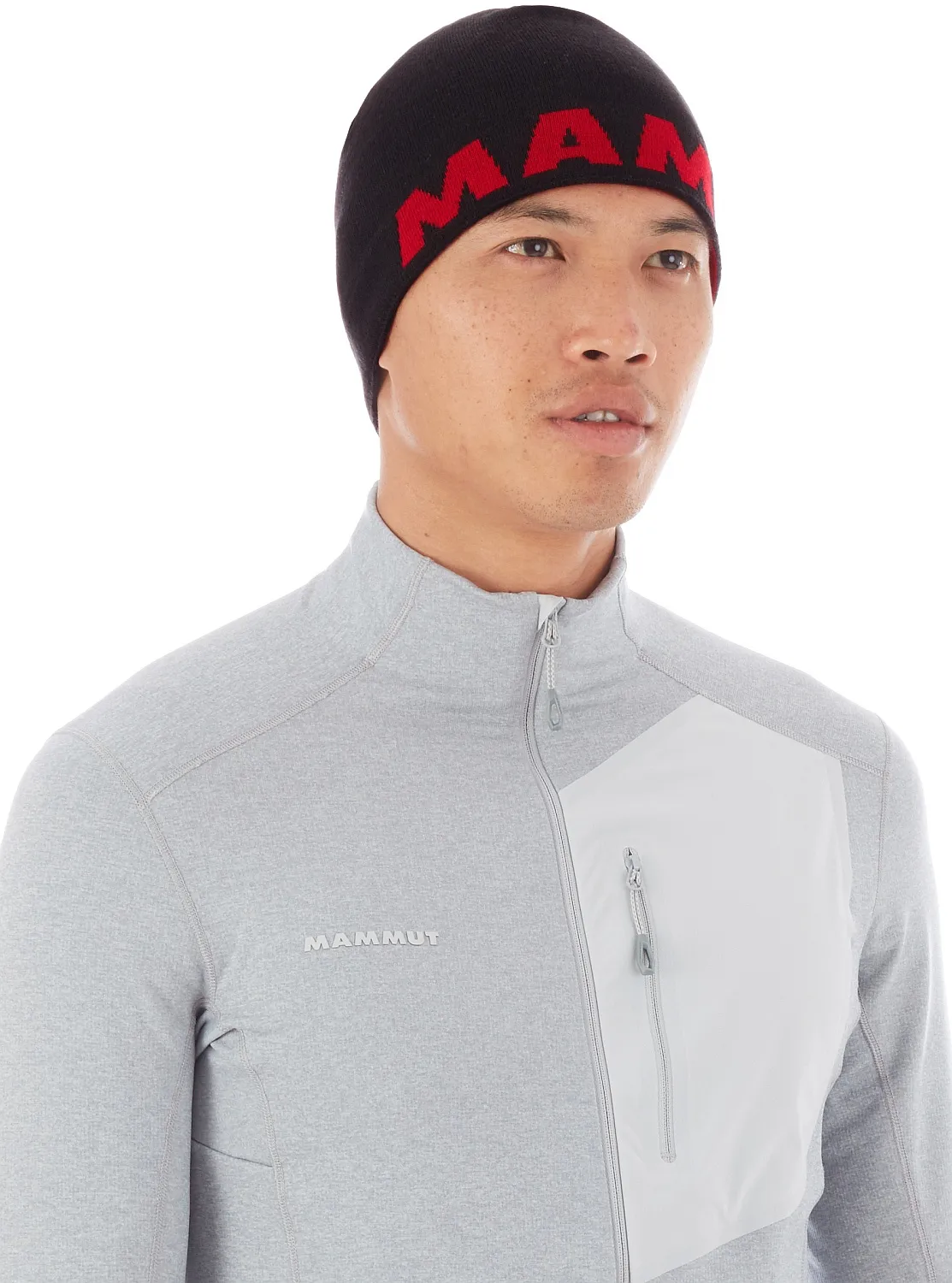 MAMMUT Logo Beanie Black