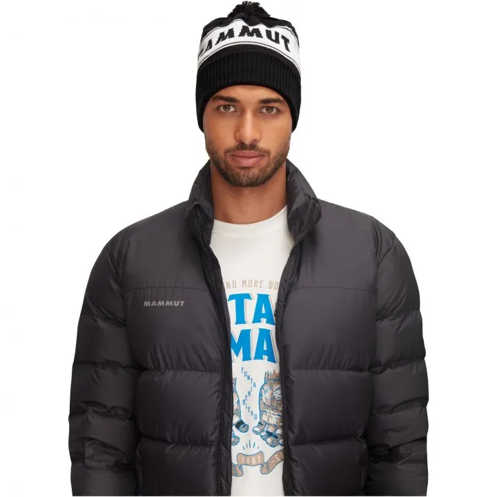 MAMMUT Peaks Beanie Black-White