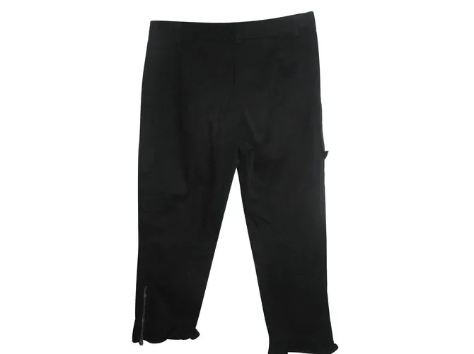 Moschino Cheap And Chic Pantalon recortado Negro 