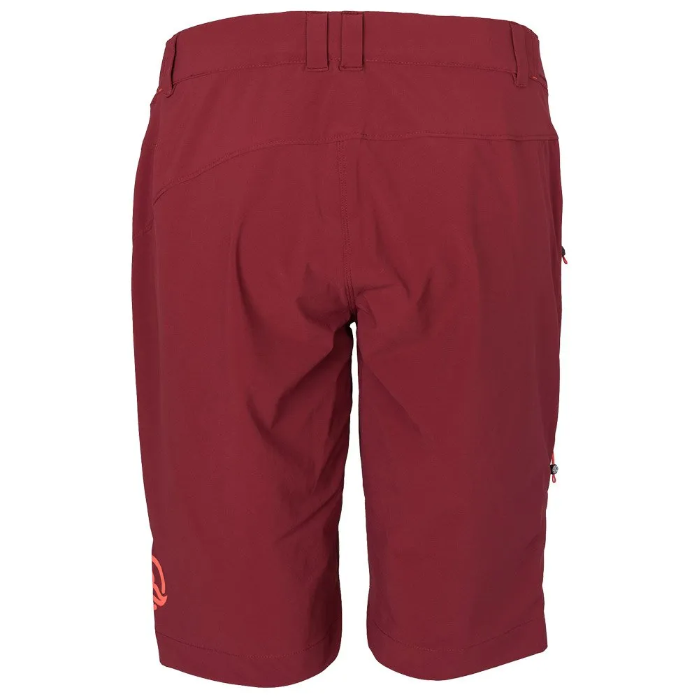 Pantalón corto de trekking Ternua Rotar BMD W Rumba Red