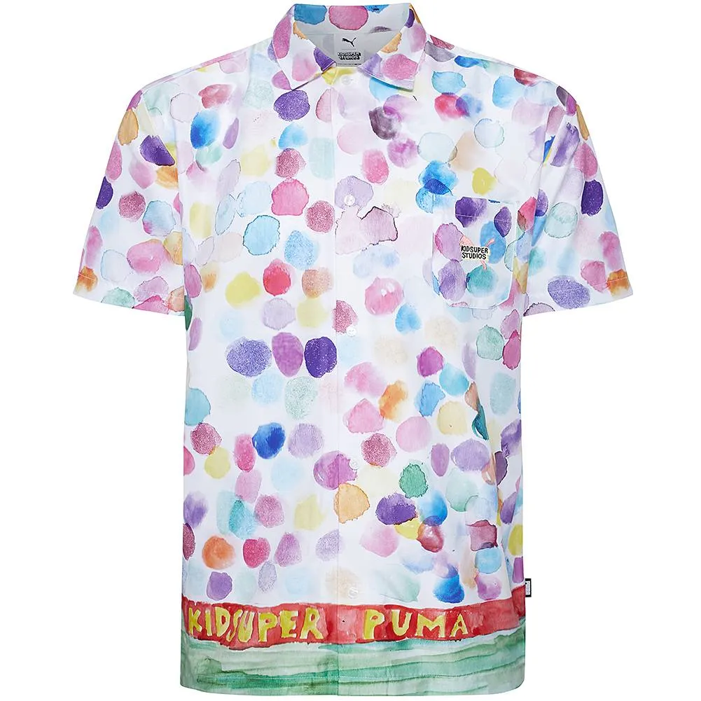 PUMA x KidSuper Studios All Over Print Hombre Camisa de manga corta 598953-02