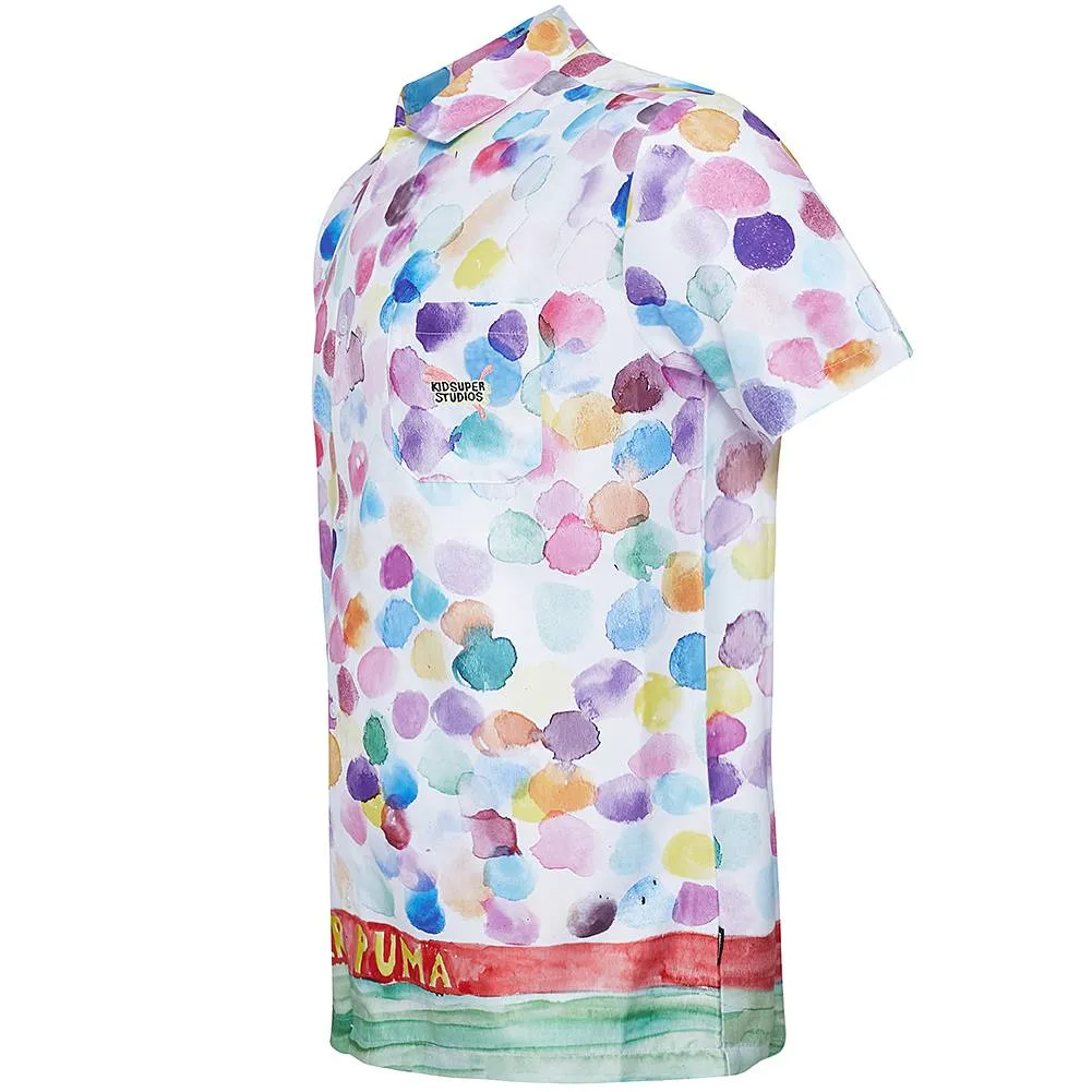 PUMA x KidSuper Studios All Over Print Hombre Camisa de manga corta 598953-02