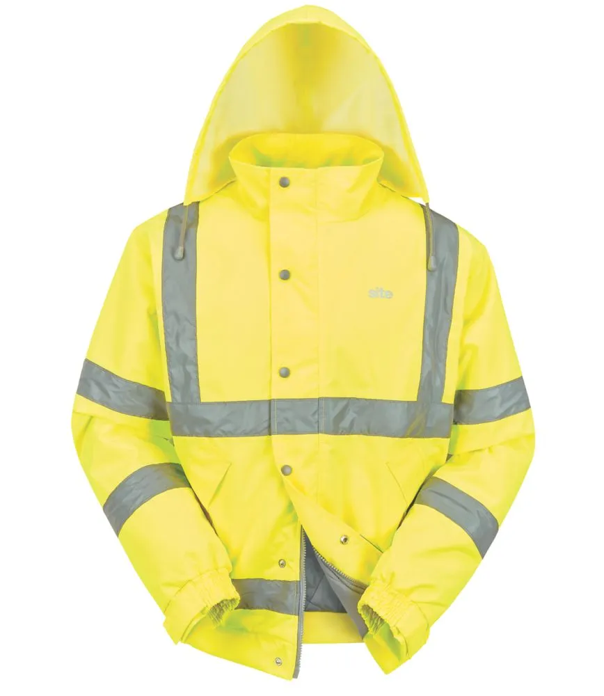 Site Battell, chaqueta de alta visibilidad, amarillo, talla XL (pecho 54