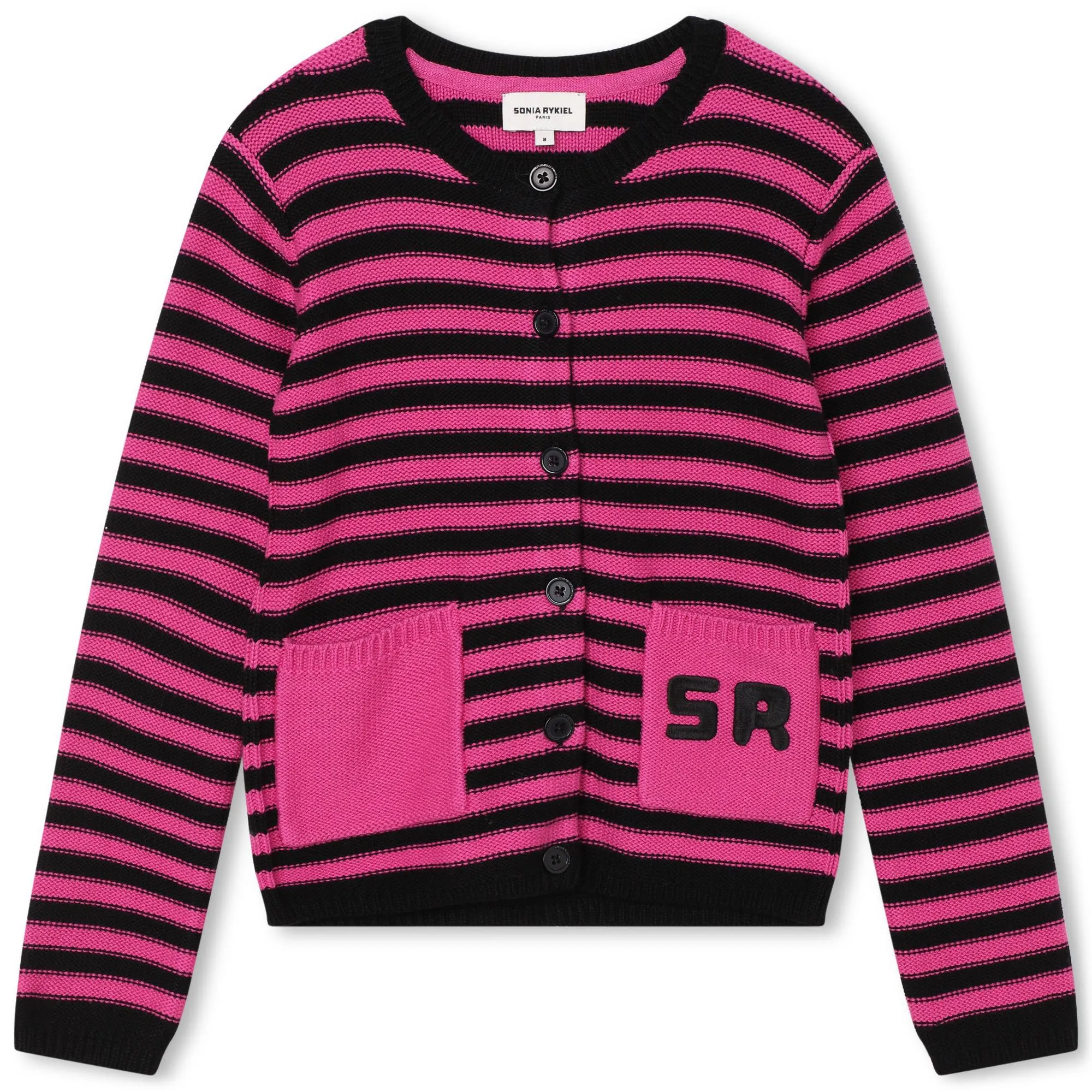 SONIA RYKIEL Chaqueta de punto a rayas