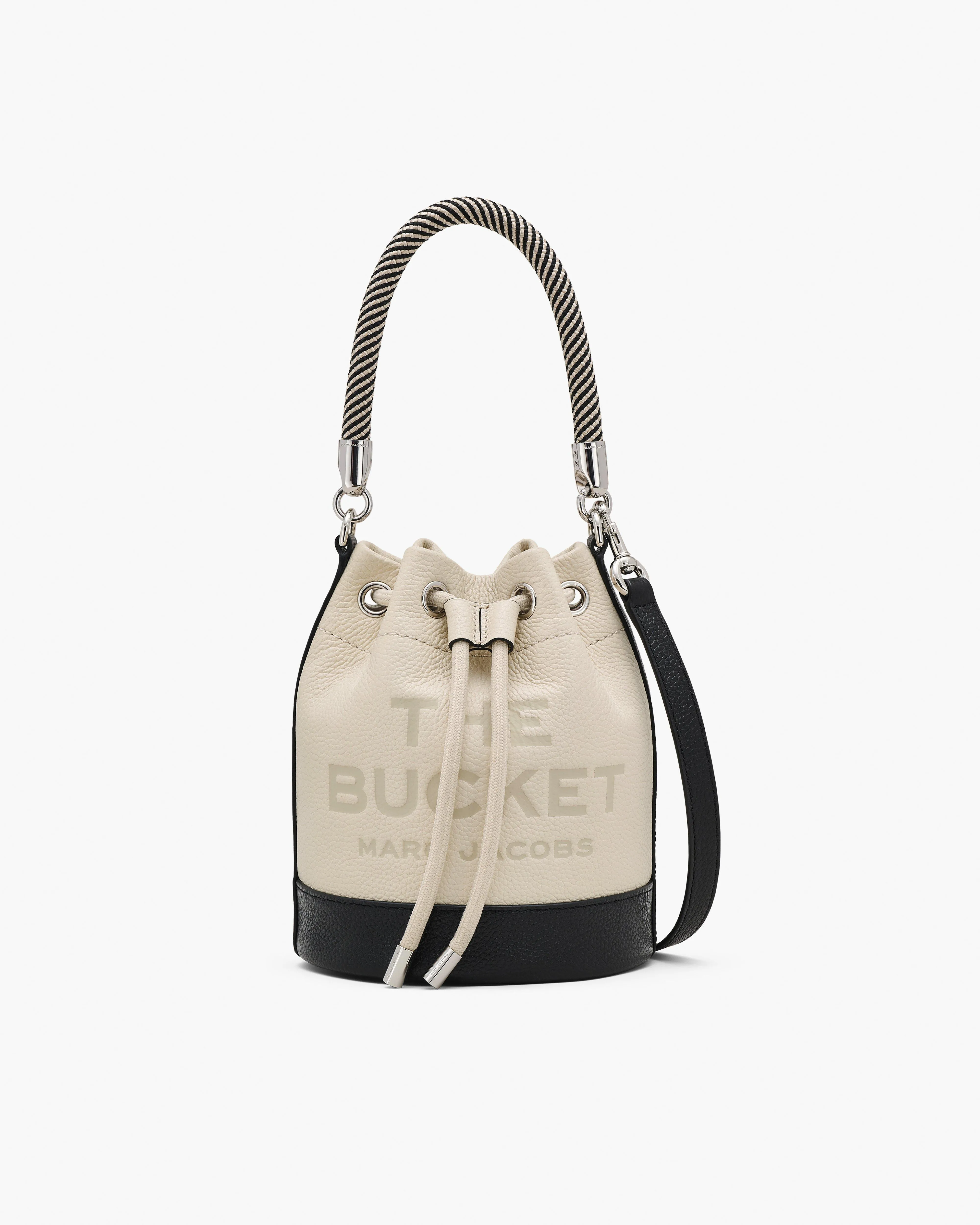 The Colorblock Leather Bucket Bag