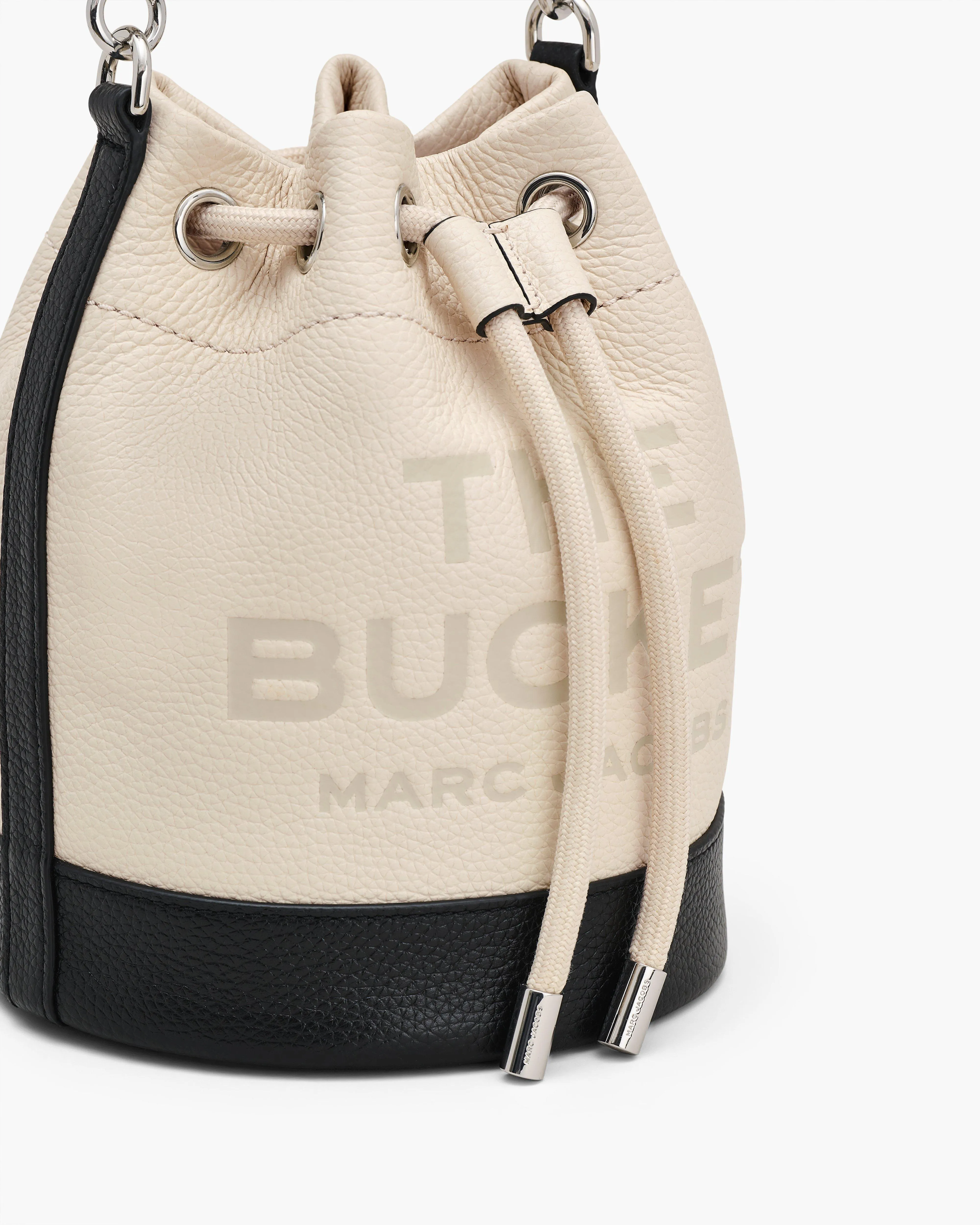 The Colorblock Leather Bucket Bag