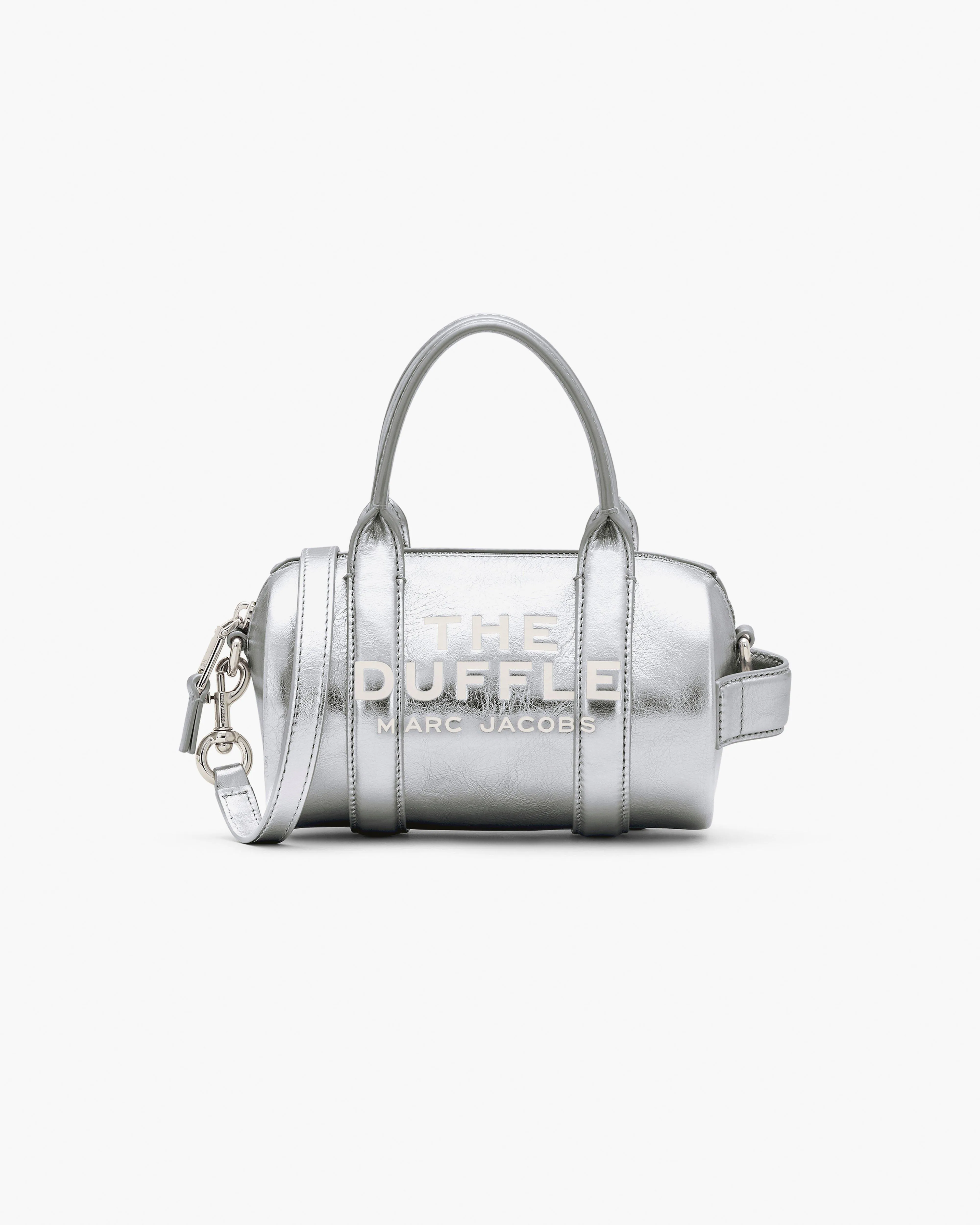 The Metallic Leather Mini Duffle Bag