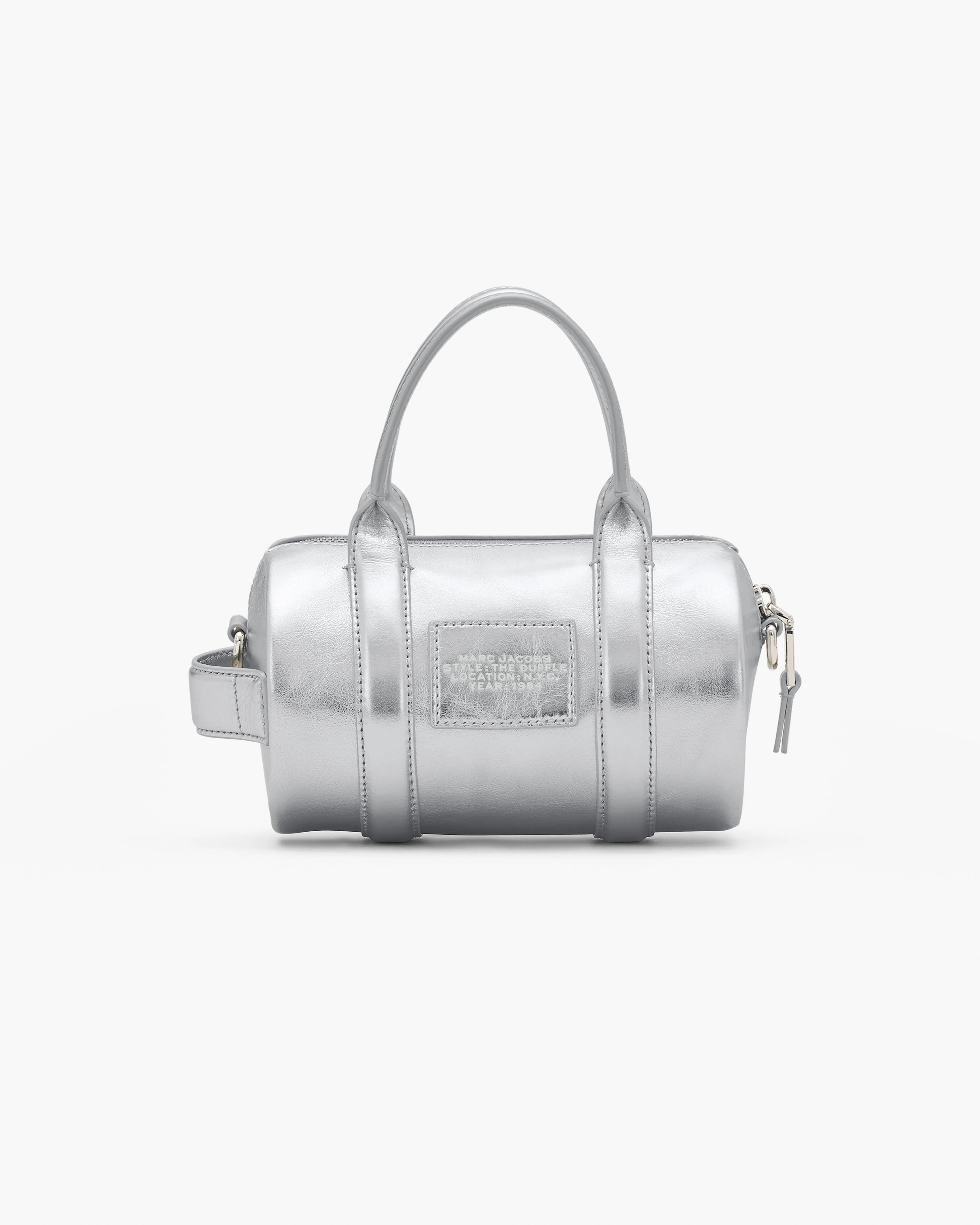 The Metallic Leather Mini Duffle Bag