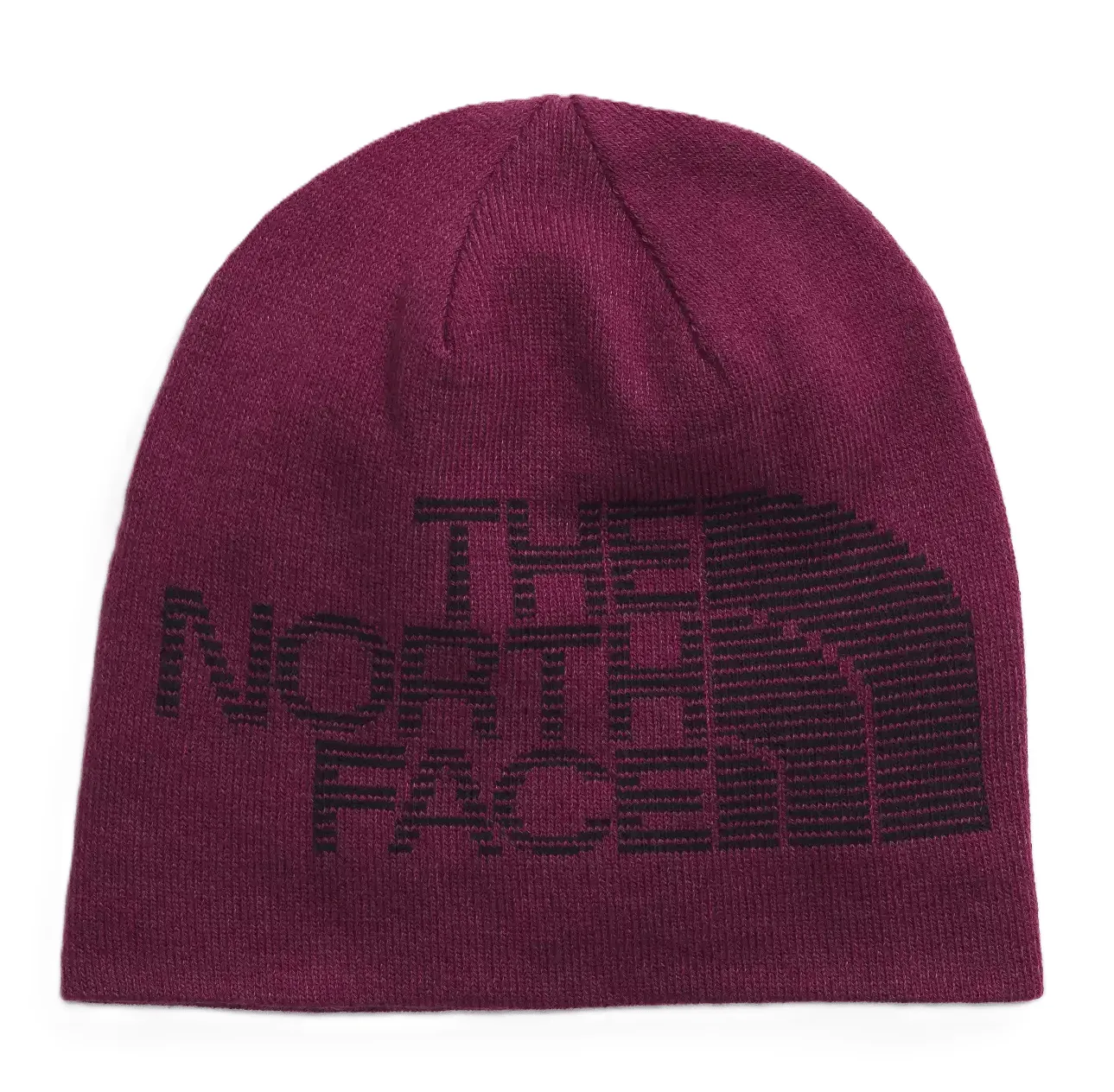 THE NORTH FACE Reversible Highline Beanie Boysenberry Heather / TNF Black