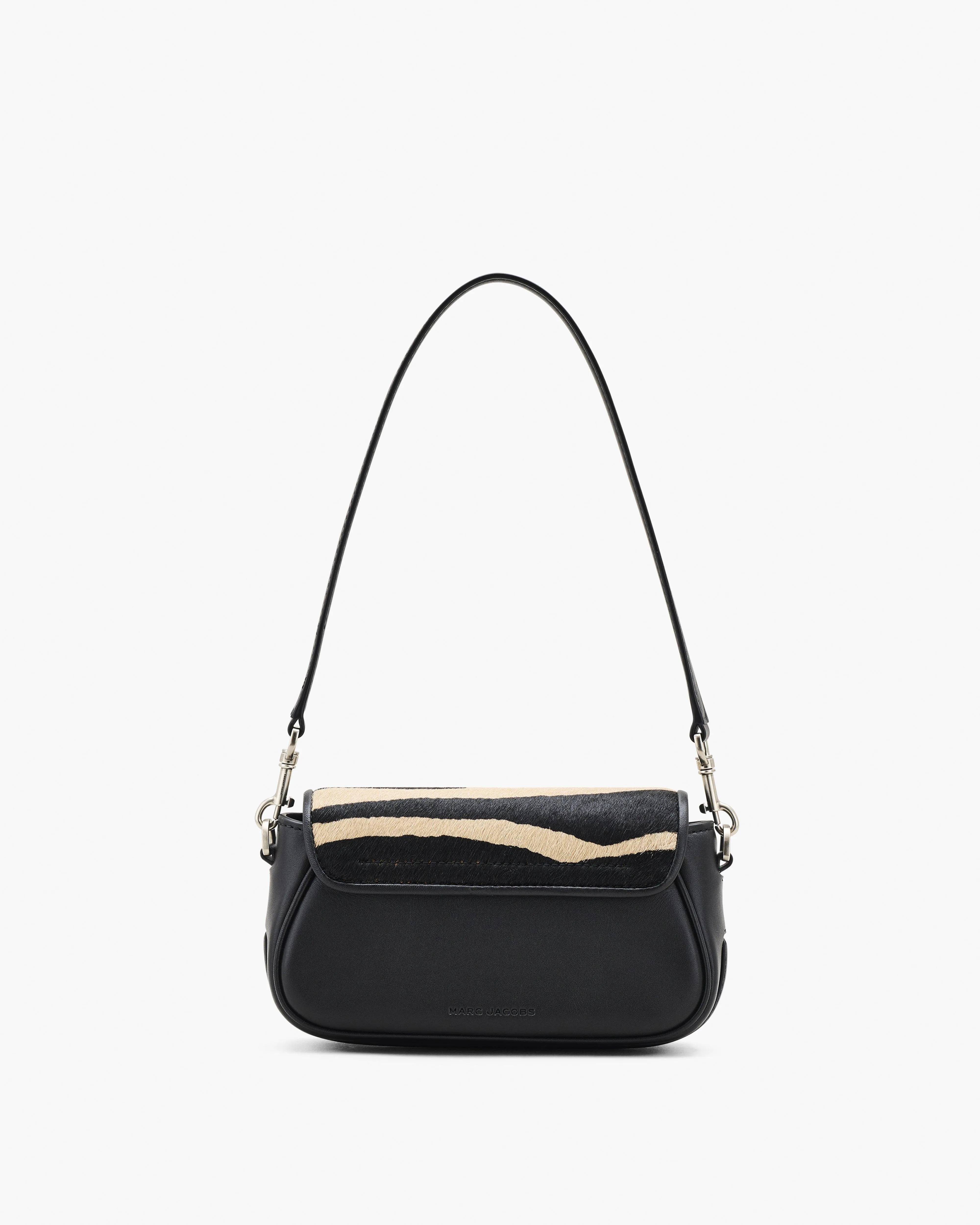 The Zebra Haircalf Clover Shoulder Bag