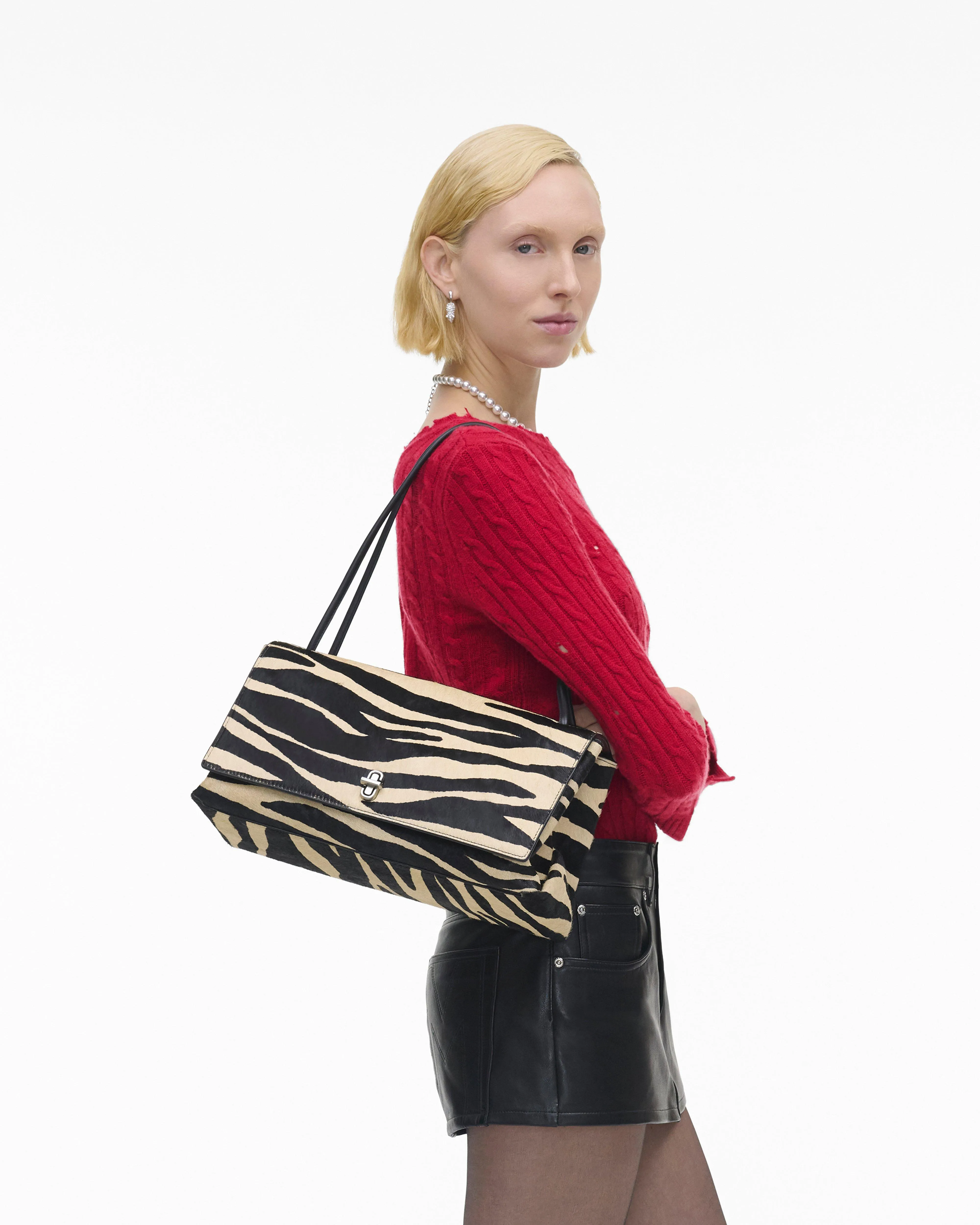 The Zebra Haircalf Large Dual Bag