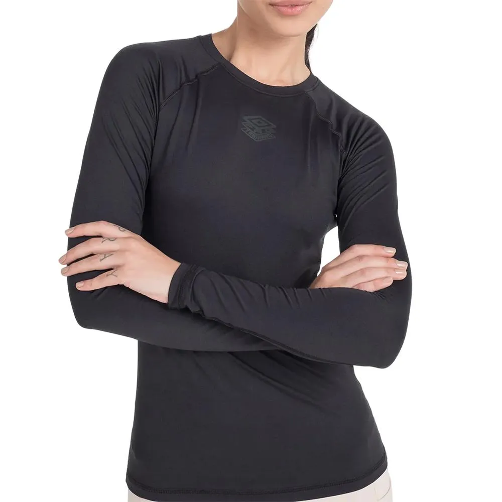 Umbro Camisetas Femenino Futbol Termica_Light Negro